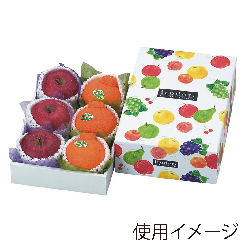 ヤマニパッケージ ギフト箱 いろどりパレット 小 L-2071 10枚/束(ご注文単位5束)【直送品】