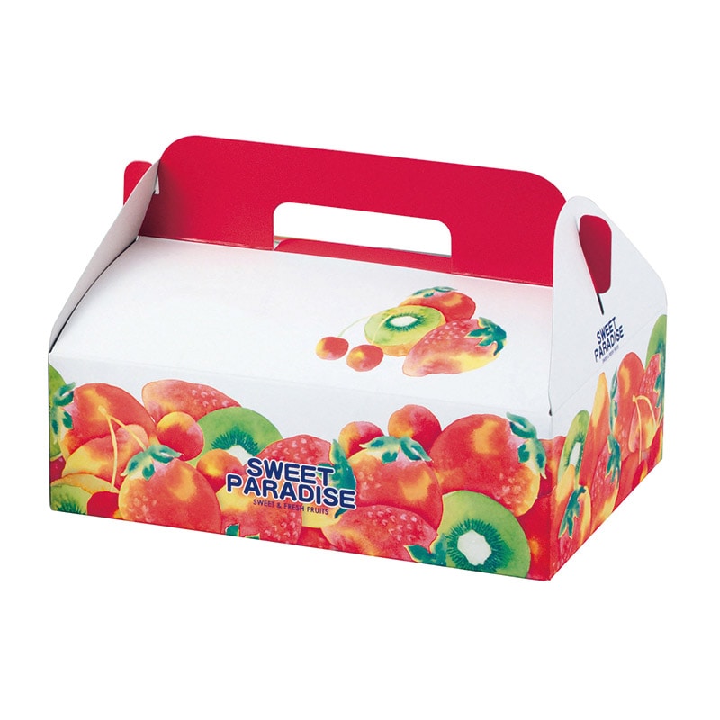 ヤマニパッケージ 手提箱 スウィートパラダイス 窓なし L-2167M 25枚/束(ご注文単位8束)【直送品】