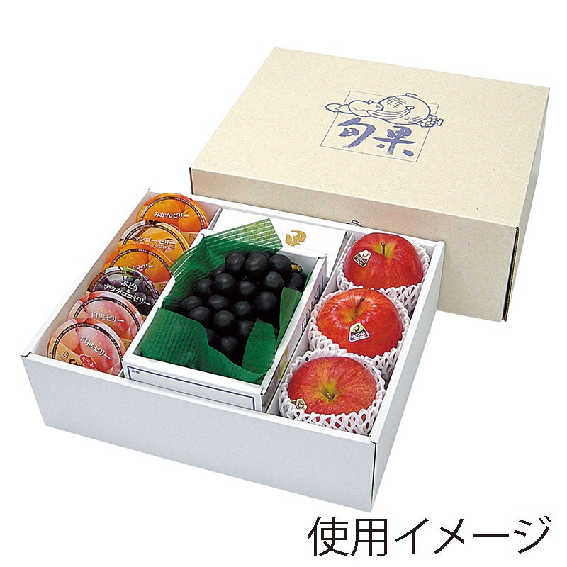 ヤマニパッケージ ギフト箱 ロイヤル旬果パレット L-2181 10枚/束(ご注文単位2束)【直送品】