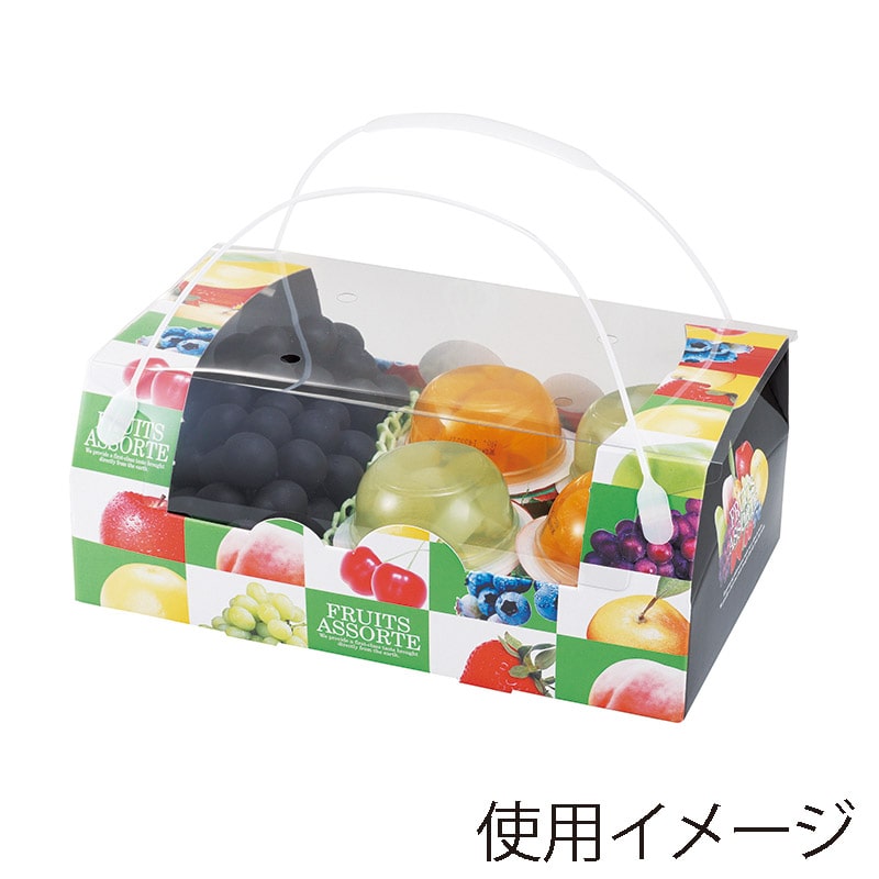 ヤマニパッケージ 手提箱 アソートコンビネーション手提 大 L-2191 10枚/束(ご注文単位5束)【直送品】