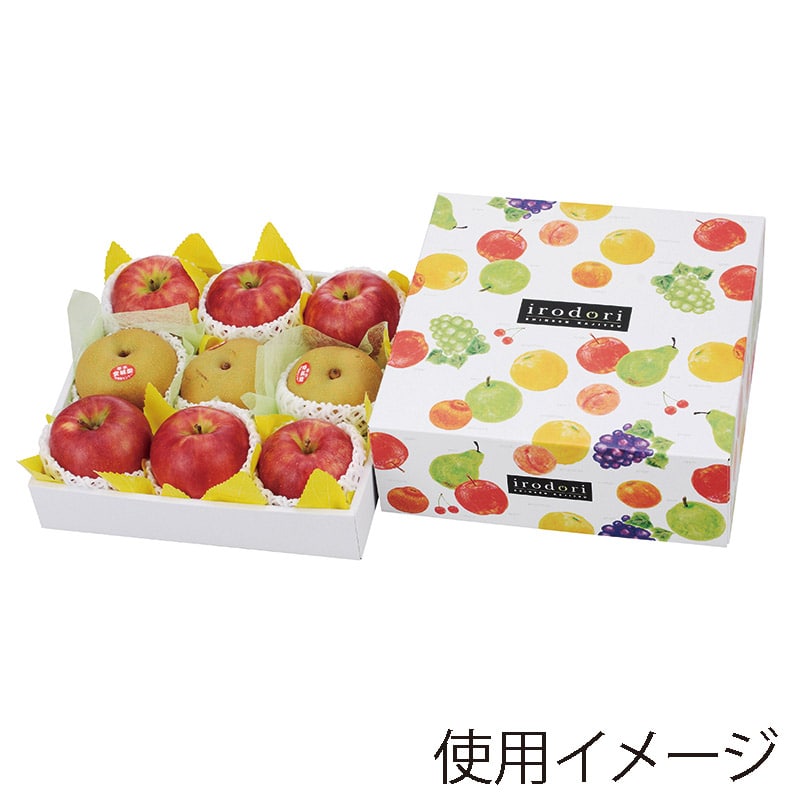 ヤマニパッケージ ギフト箱 いろどりパレット 280角 L-2196 10枚/束(ご注文単位4束)【直送品】