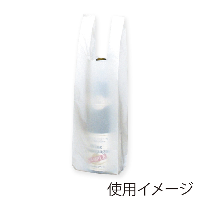 ヤマニパッケージ 720ml1本用レジ袋 K-1282 2000枚/箱(ご注文単位1箱)【直送品】