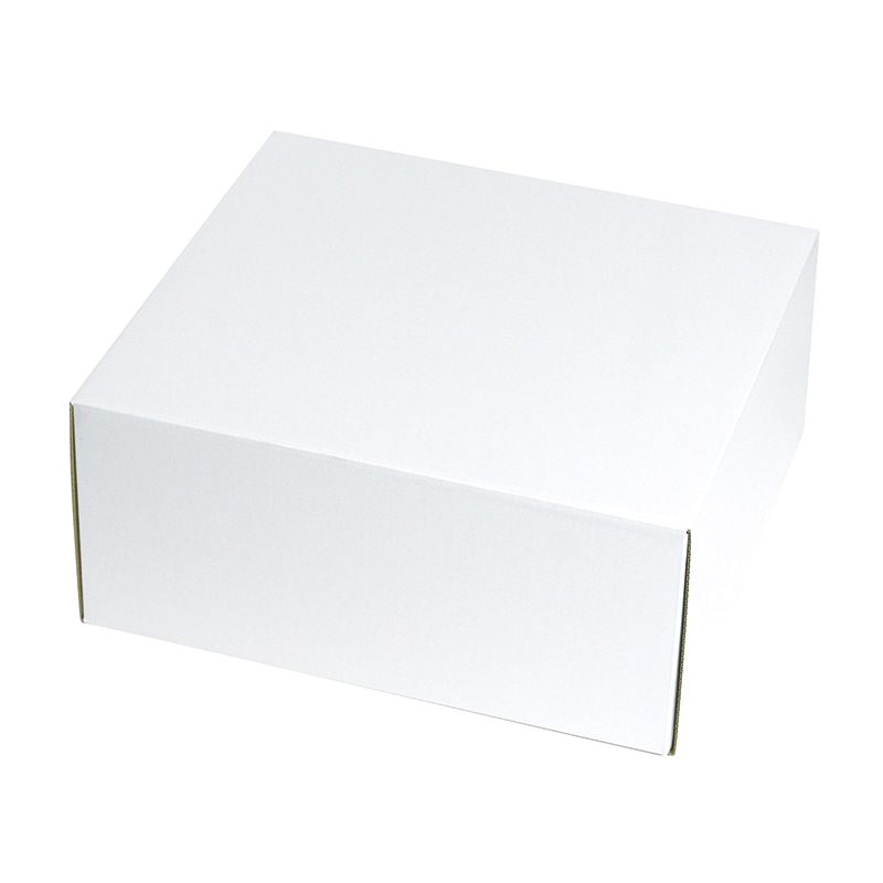 ヤマニパッケージ ギフト箱 ホワイト 紙トレー3L×2ヶ箱 L-2303 10枚/束(ご注文単位4束)【直送品】