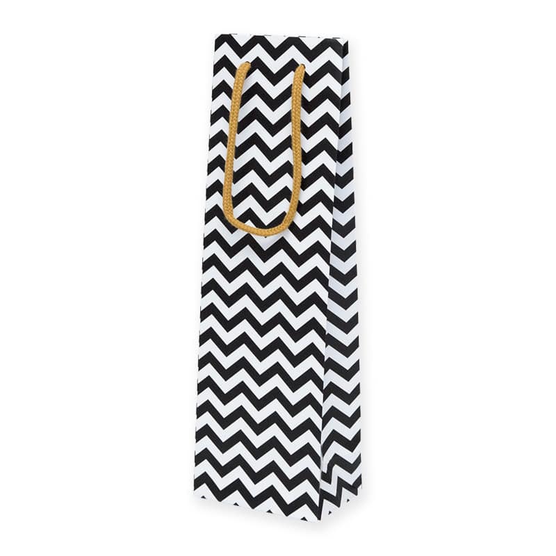 ヤマニパッケージ モノクロバッグB  K-1303 100枚/箱（ご注文単位1箱）【直送品】