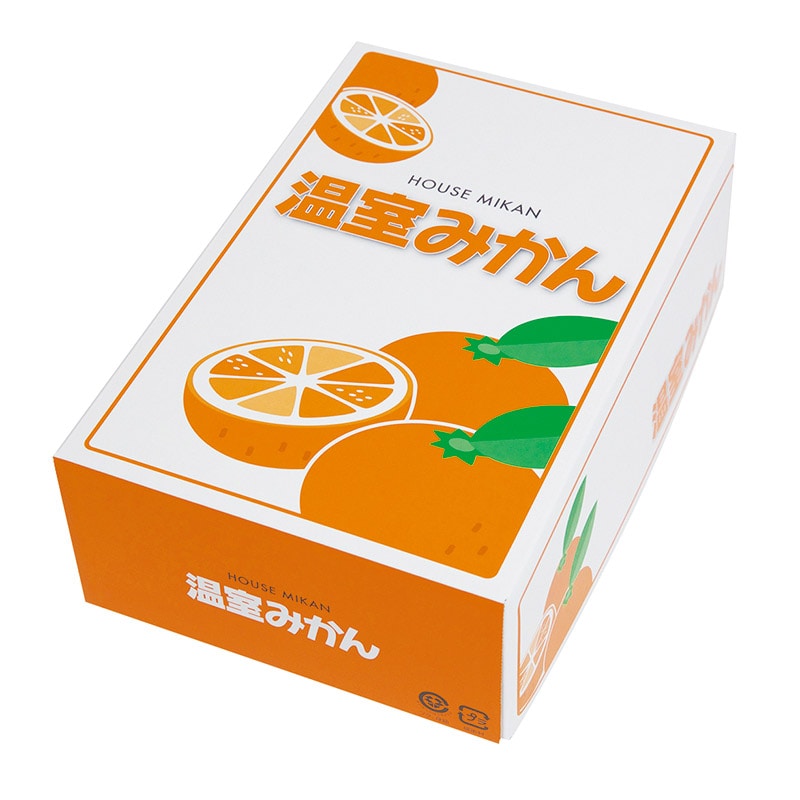 ヤマニパッケージ ギフト箱 温室みかん 1.8kg L-2330 10枚/束(ご注文単位5束)【直送品】