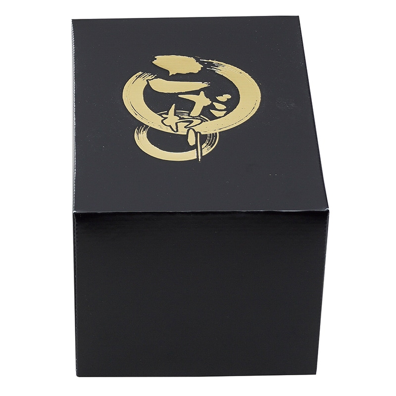 ヤマニパッケージ フルーツ箱　こだわりの黒　140H 小 L-2370　10枚/束（ご注文単位7束）【直送品】