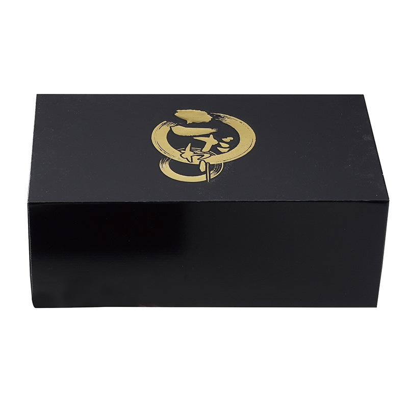 ヤマニパッケージ フルーツ箱 こだわりの黒 140H 大 L-2372 10枚/束(ご注文単位4束)【直送品】