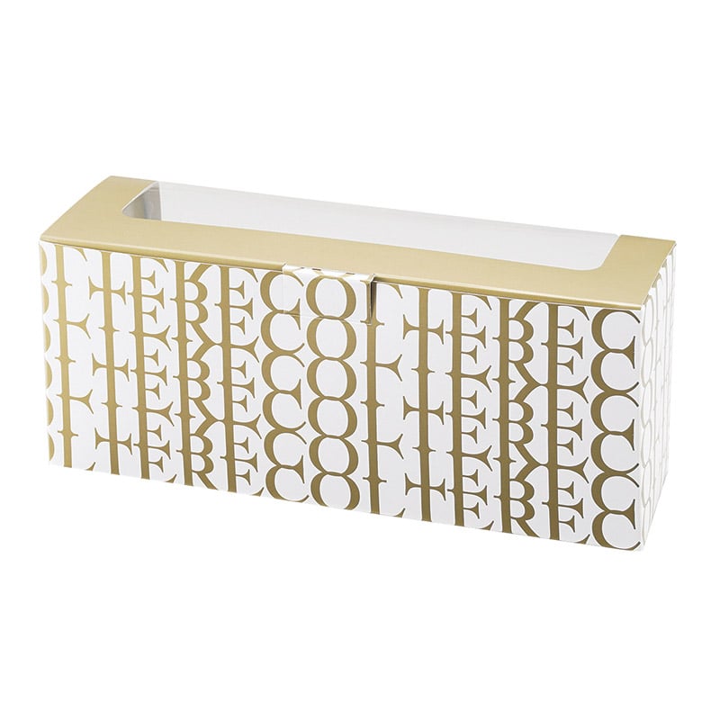 ヤマニパッケージ ギフト箱　リコルトカップ3個箱 金 L-2390 10枚/袋（ご注文単位10袋）【直送品】