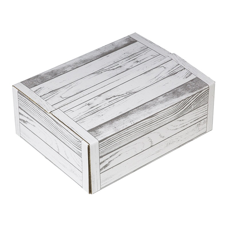 ヤマニパッケージ 白木目段ボール 小 L-2405 10枚/束(ご注文単位6束)【直送品】