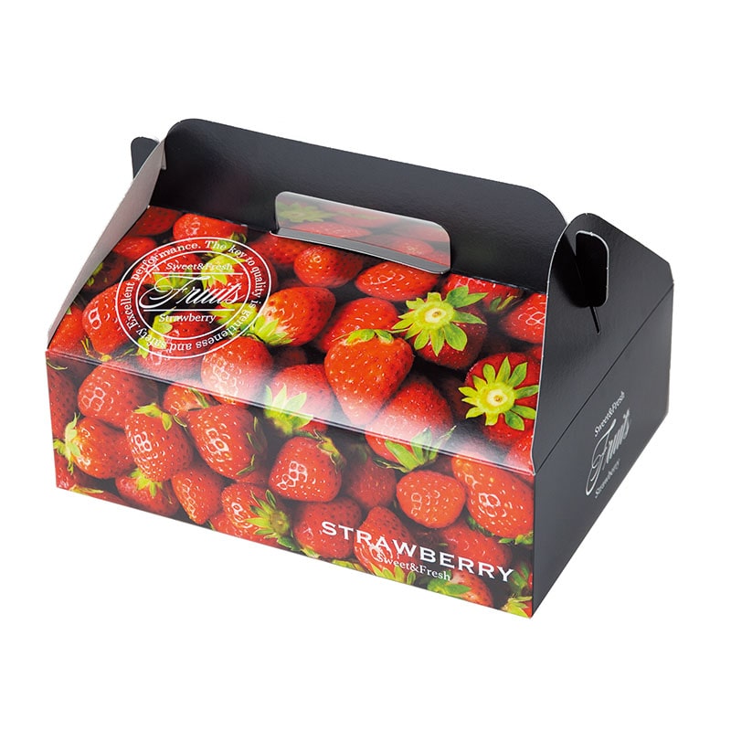 ヤマニパッケージ ギフト箱 ストロベリー 300g×2P L-2481 200枚/箱(ご注文単位1箱)【直送品】