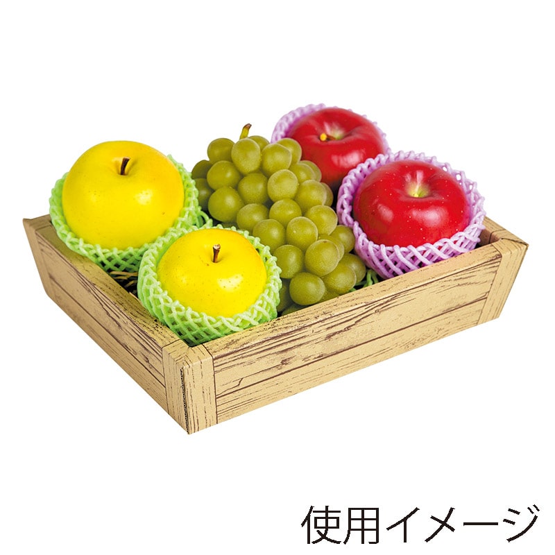 ヤマニパッケージ サービス箱 ウッディトレー 小 L-2490 10枚/束(ご注文単位10束)【直送品】