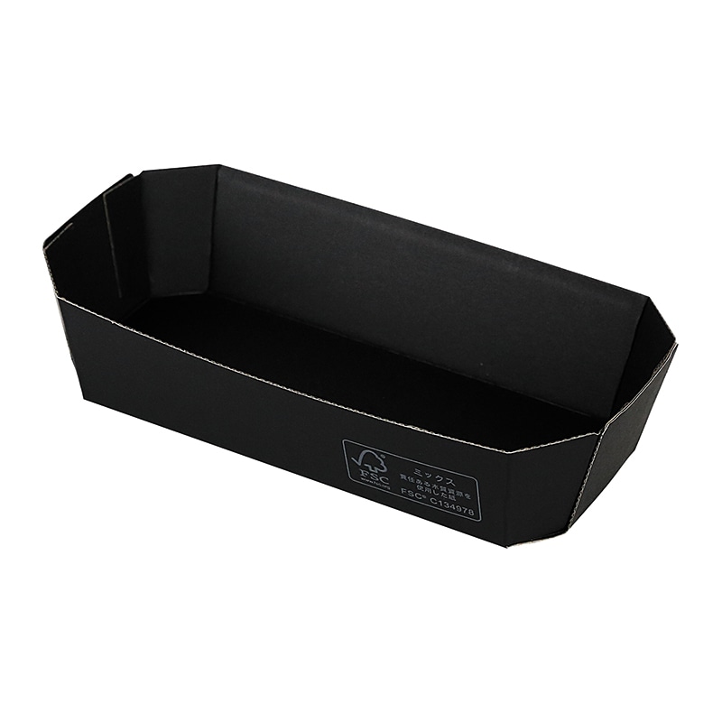 ヤマニパッケージ カラートレー 3F 黒 FS L-2057FS 50枚/袋(ご注文単位16袋)【直送品】