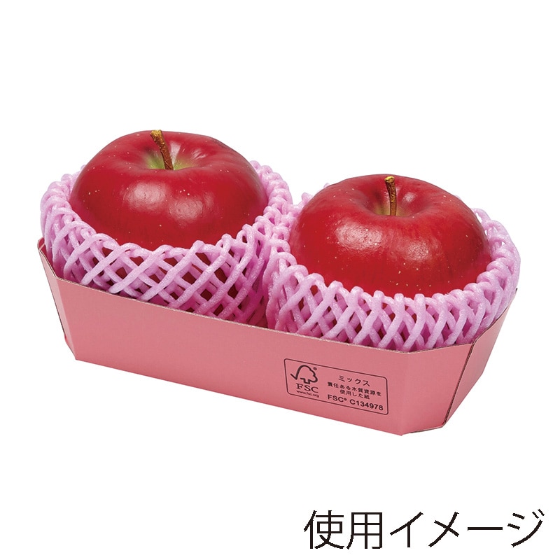 ヤマニパッケージ カラートレー 3F ピンク FS L-2002FS 50枚/袋(ご注文単位16袋)【直送品】