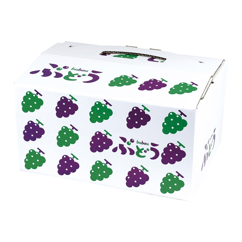 ヤマニパッケージ 手提箱　イラスト　ぶどう 60 L-2493 10枚/束（ご注文単位10束）【直送品】