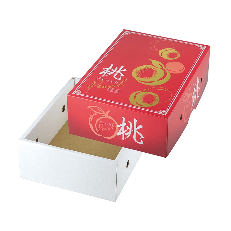 ヤマニパッケージ ギフト箱 グレースピーチ 2 L-2500 10枚/束(ご注文単位5束)【直送品】