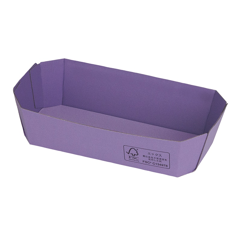 ヤマニパッケージ カラートレー 3F ムラサキ FS L-2004FS 50枚/袋(ご注文単位16袋)【直送品】