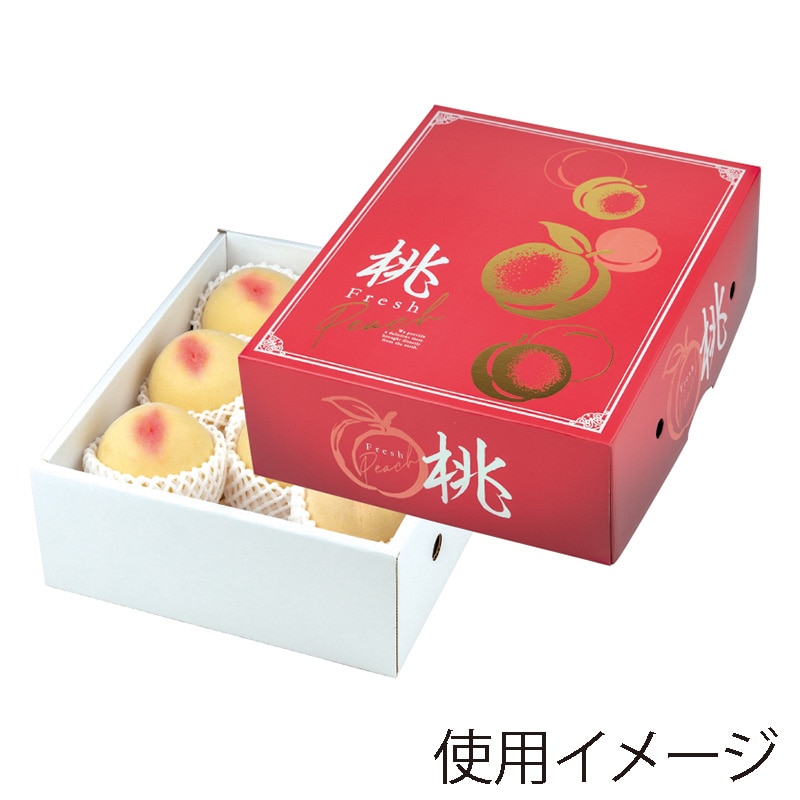 ヤマニパッケージ ギフト箱 グレースピーチ 2.5 L-2507 10枚/束(ご注文単位5束)【直送品】