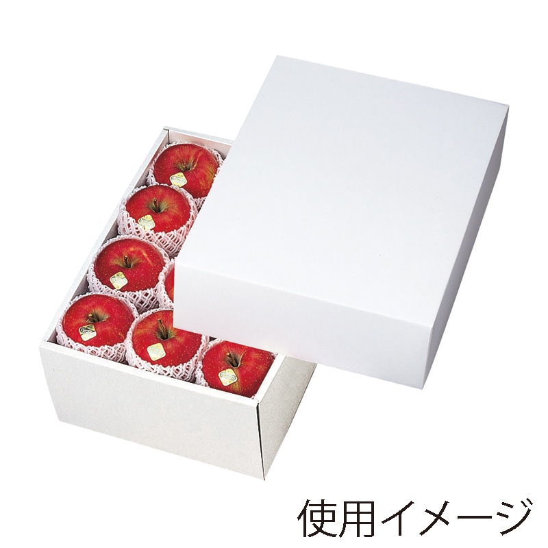 ヤマニパッケージ ギフト箱 ホワイト 特大 深口 L-2511 10枚/束(ご注文単位3束)【直送品】