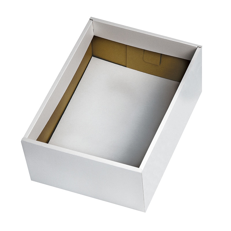 ヤマニパッケージ ギフト箱 ホワイト 特大 深口 L-2511 10枚/束(ご注文単位3束)【直送品】