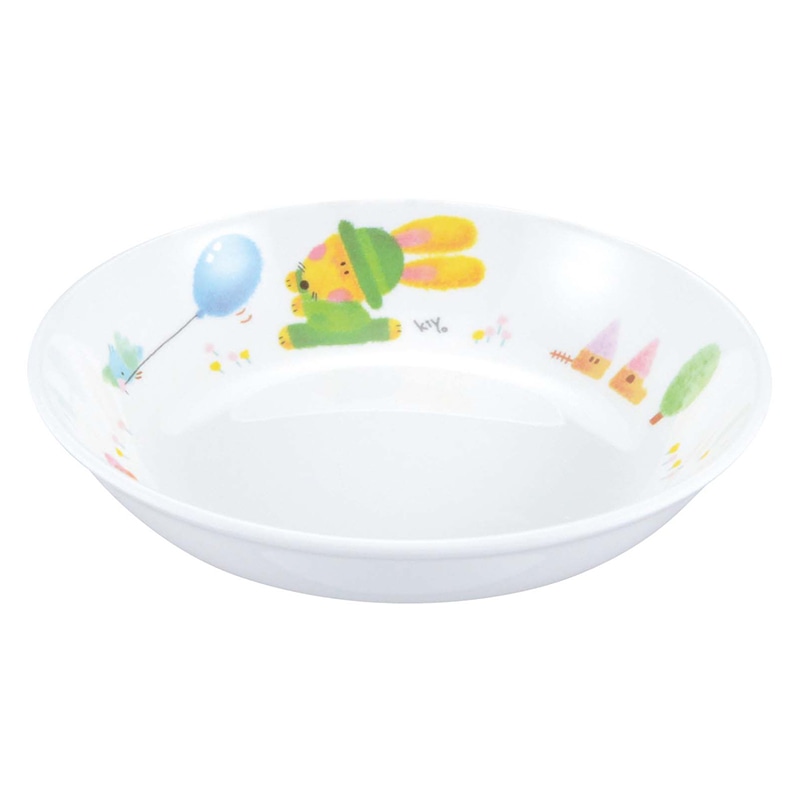 メラミン子供食器　スイートラビット　深菜皿 D17SR  1個（ご注文単位1個）【直送品】