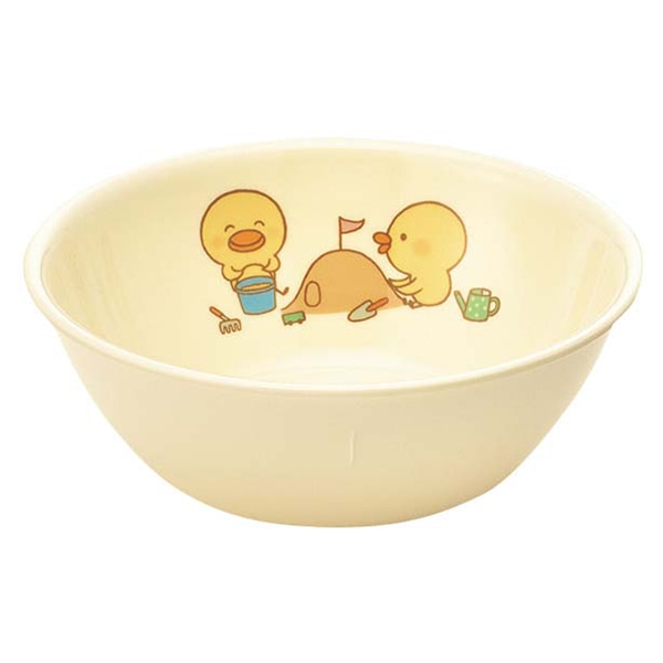 メラミン　子供食器　ひよこぐみ　中食器　J1HI   1個（ご注文単位1個）【直送品】