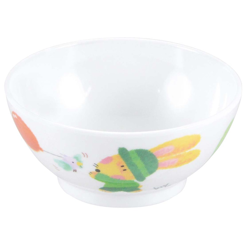 メラミン子供食器 スイートラビット 飯茶椀 身 J5BSR 1個(ご注文単位1個)【直送品】
