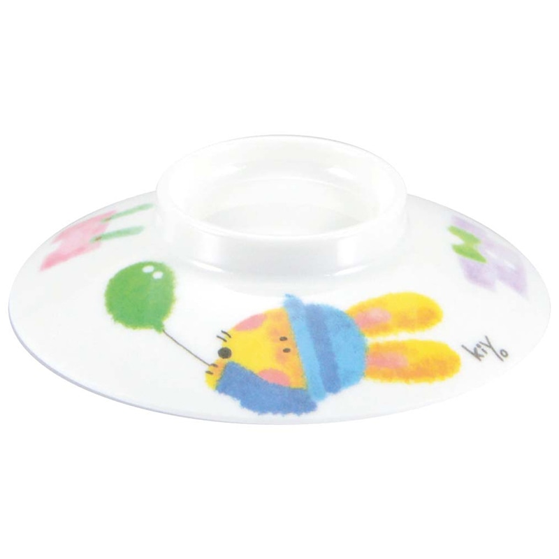 メラミン子供食器 スイートラビット 飯茶椀・汁碗兼用 蓋 J5CSR 1個(ご注文単位1個)【直送品】