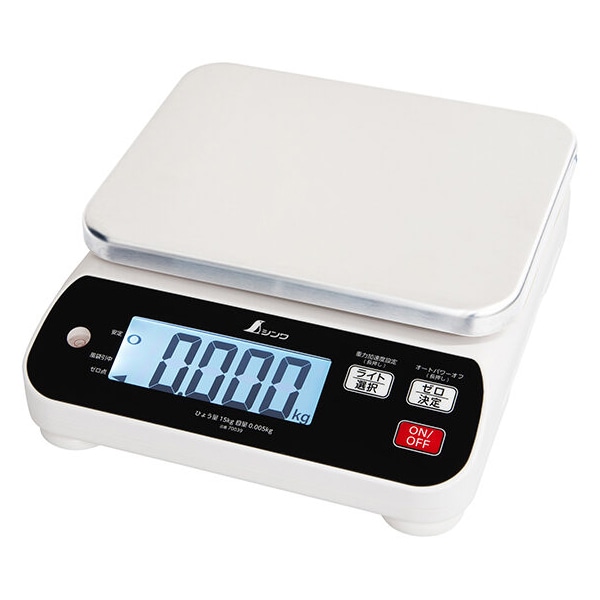 シンワ測定 デジタルはかり　WP　防塵防水 15kg　70039 063016004 1個（ご注文単位1個）【直送品】