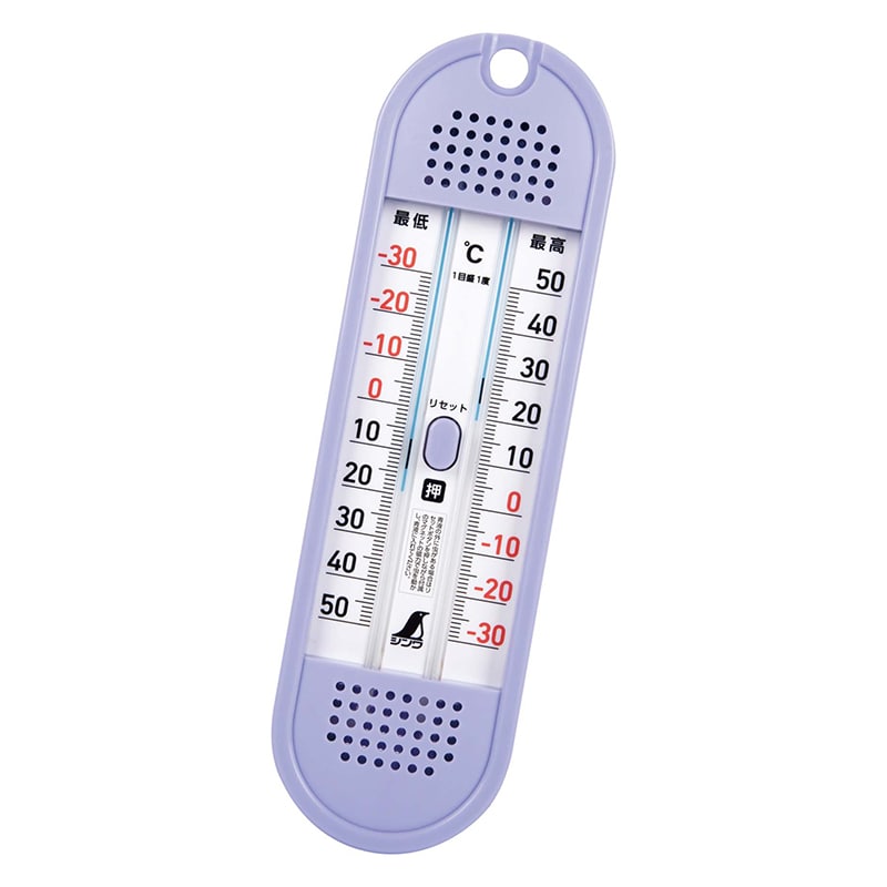 シンワ測定 ワンタッチ式　最高・最低温度計　D-11 72701  1個（ご注文単位1個）【直送品】