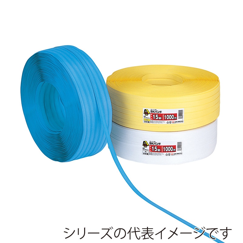信越工業 結束バンド　SKバンド　NTタイプ NT-0004 青 1巻（ご注文単位5巻）【直送品】