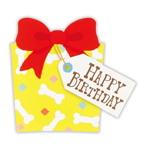 日本ホールマーク 誕生お祝い オルゴールカード オペライヌ2 815035 1枚(ご注文単位6枚)【直送品】