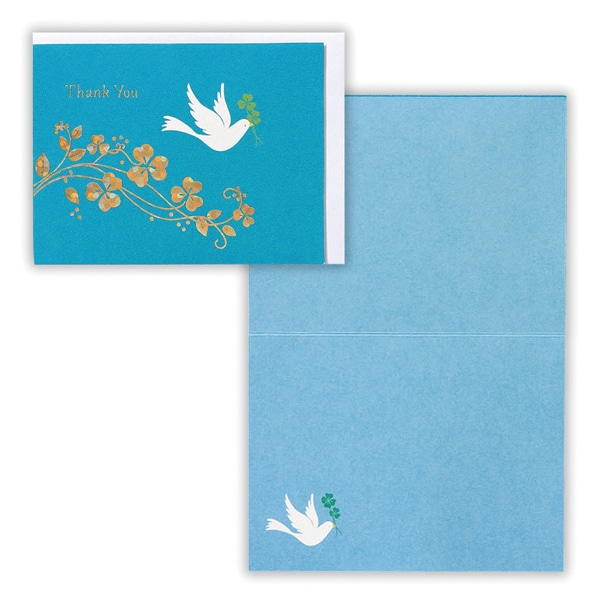 日本ホールマーク おめでとう カード 鳥とクローバー2 815875 1枚(ご注文単位6枚)【直送品】