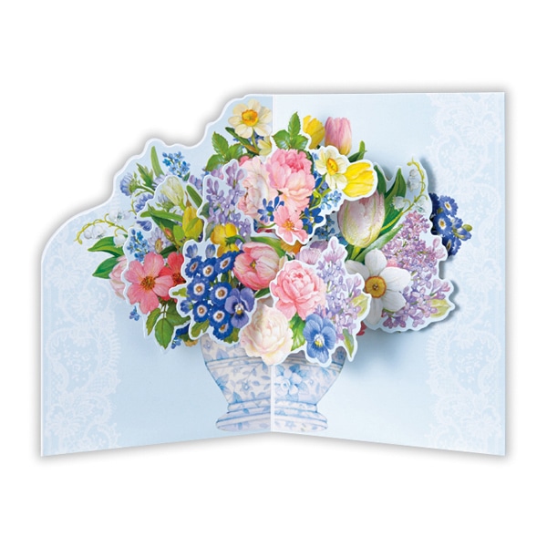 日本ホールマーク 誕生お祝い 立体カード パープルフラワーズ2 816186 1枚(ご注文単位6枚)【直送品】