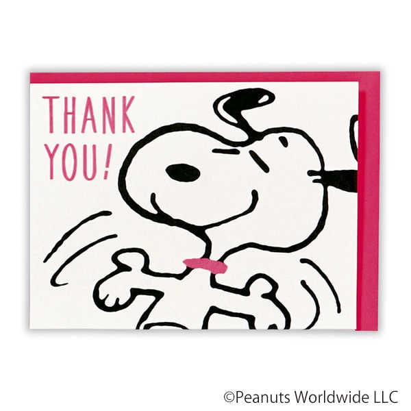 日本ホールマーク ありがとう 立体カード スヌーピー ラブリーダンス 816407 1枚(ご注文単位6枚)【直送品】