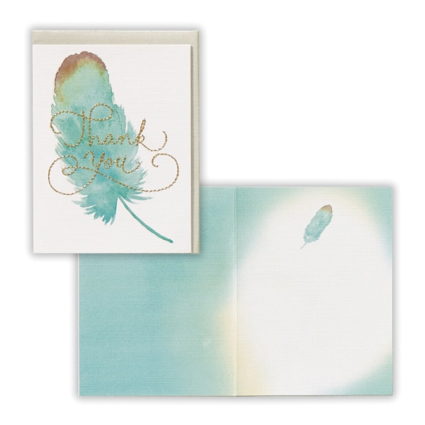 日本ホールマーク ありがとう カード グッドフォーチュン フェザー2 816438 1枚(ご注文単位6枚)【直送品】