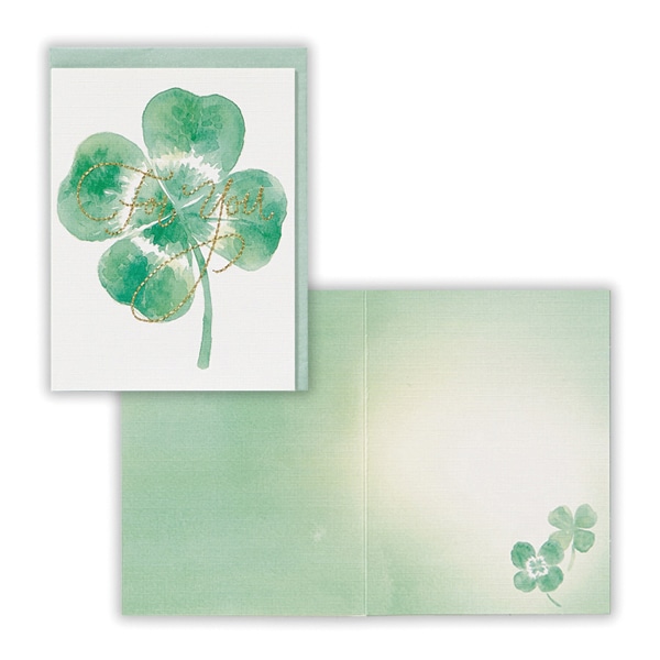 日本ホールマーク 多目的 ミニカード グッドフォーチュン クローバー2 816452 1枚(ご注文単位6枚)【直送品】