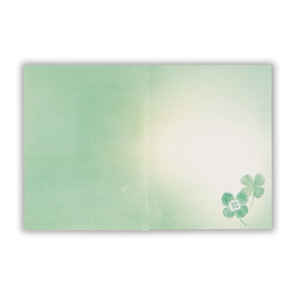 日本ホールマーク 多目的 ミニカード グッドフォーチュン クローバー2 816452 1枚(ご注文単位6枚)【直送品】