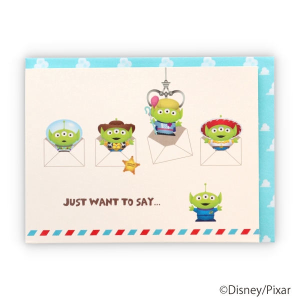 日本ホールマーク 多目的 立体カード トイ・ストーリー お手紙エイリアン2 816926 1枚(ご注文単位6枚)【直送品】