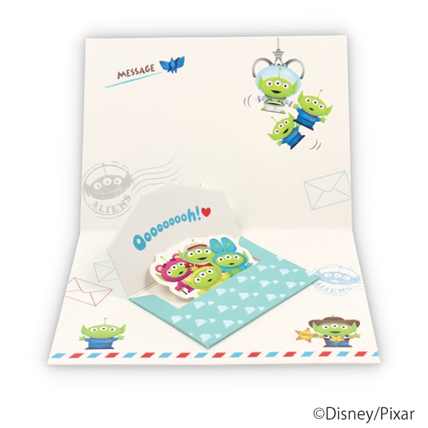 日本ホールマーク 多目的 立体カード トイ・ストーリー お手紙エイリアン2 816926 1枚(ご注文単位6枚)【直送品】