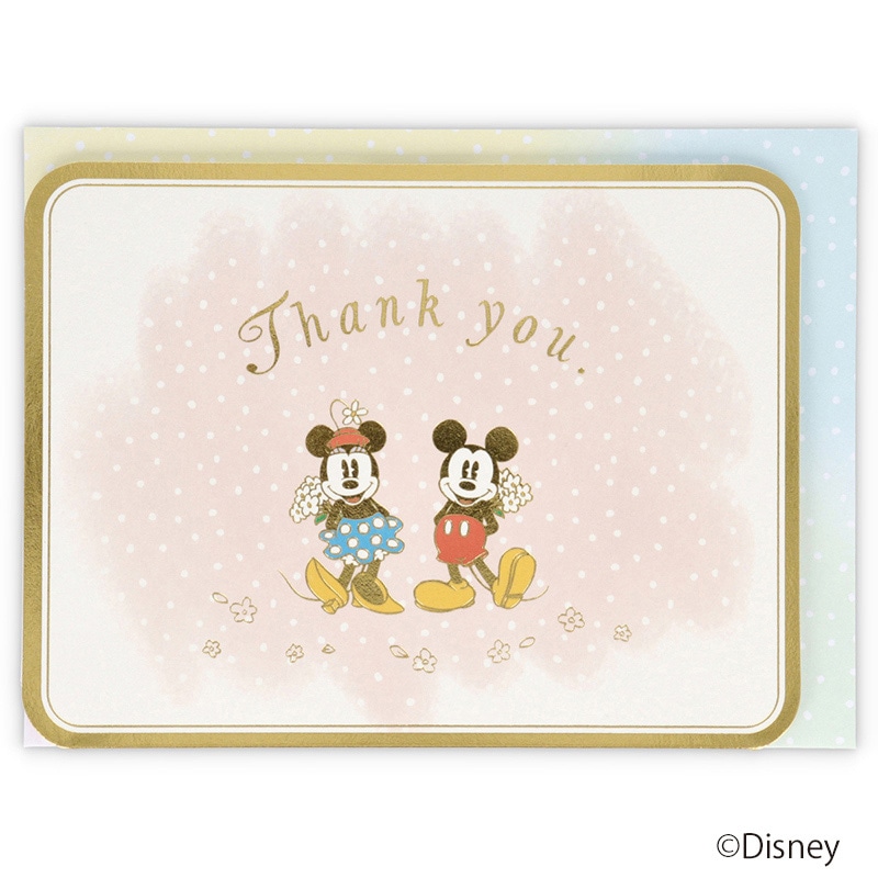 日本ホールマーク ありがとう 立体カード ディズニー ミッキー&ミニー ブーケ2 817060 1枚(ご注文単位6枚)【直送品】