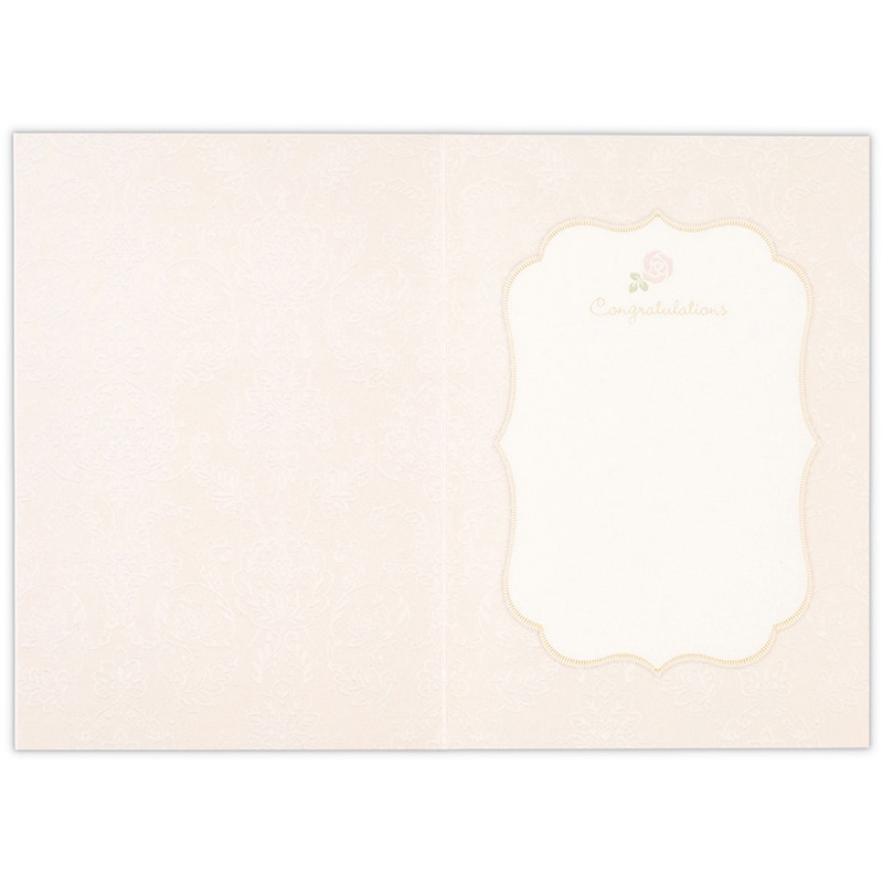 日本ホールマーク 結婚お祝い カード ホワイトウェディング 817626 1枚(ご注文単位6枚)【直送品】