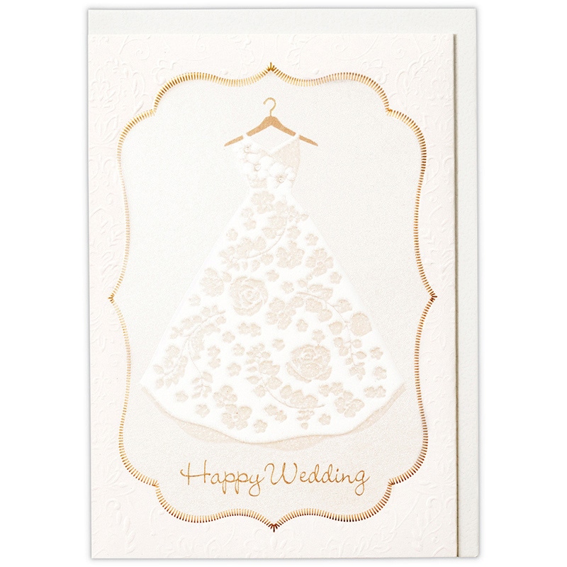 日本ホールマーク 結婚お祝い カード ホワイトウェディング 817626 1枚(ご注文単位6枚)【直送品】