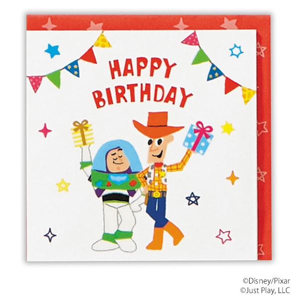 日本ホールマーク 誕生お祝い 立体ミニカード ディズニー トイ・ストーリ2 817992 1枚(ご注文単位6枚)【直送品】