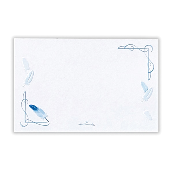 日本ホールマーク ミニメッセージカード フェザー2 818265　1セット（ご注文単位6セット）【直送品】