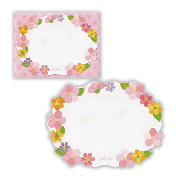 日本ホールマーク ミニメッセージカードセット サークルフラワー2 818357　1セット（ご注文単位6セット）【直送品】