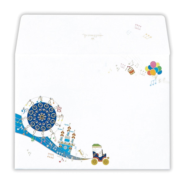 日本ホールマーク ひとこと封筒 ミュージカルパレード3 818555　1セット（ご注文単位6セット）【直送品】