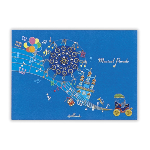 日本ホールマーク ひとことふたこと箋 ミュージカルパレード3 818647 1冊(ご注文単位6冊)【直送品】
