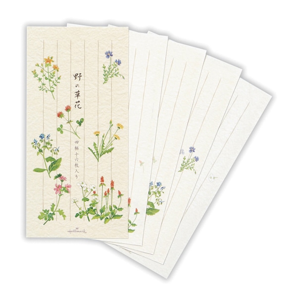日本ホールマーク 一筆箋 野の草花2 818685　1冊（ご注文単位6冊）【直送品】