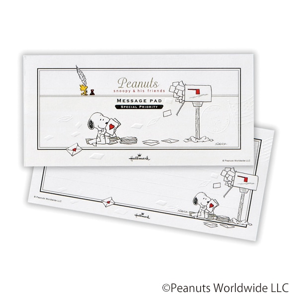 日本ホールマーク 一筆箋 スヌーピー　ポストと手紙2 818708　1冊（ご注文単位6冊）【直送品】
