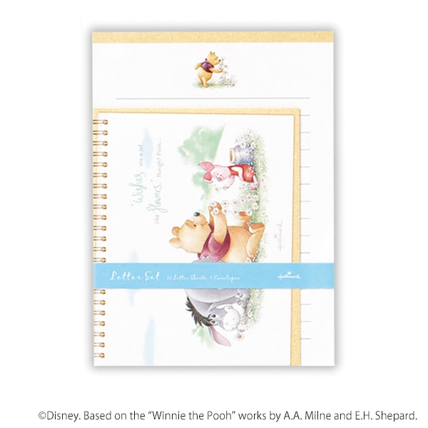 日本ホールマーク レターセット くまのプーさん プーと花飾り2 819262 1セット(ご注文単位6セット)【直送品】